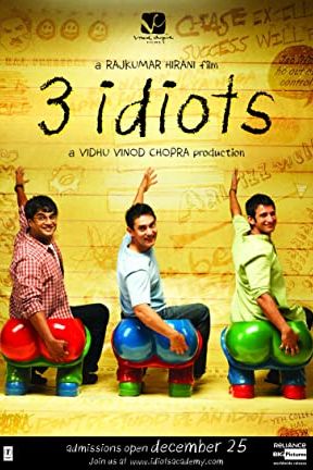 3 Idiots 2009 movie poster - watch and download free