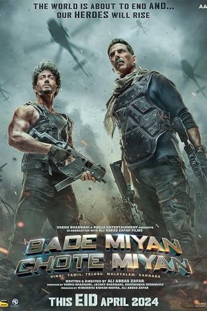 Bade Miyan Chote Miyan 2024 movie poster - watch and download free