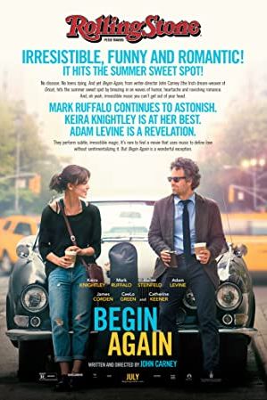 Begin Again 2013 movie poster - watch and download free