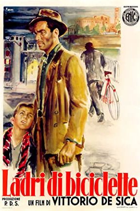 Bicycle Thieves 1948 movie poster - watch and download free