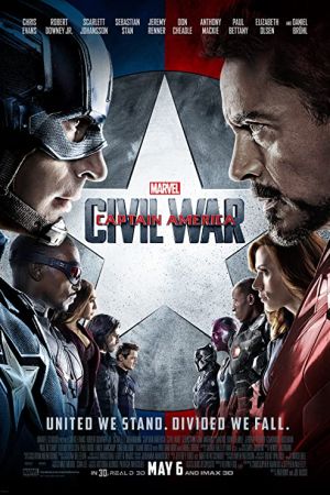 Captain America: Civil War 2016 movie poster - watch and download free