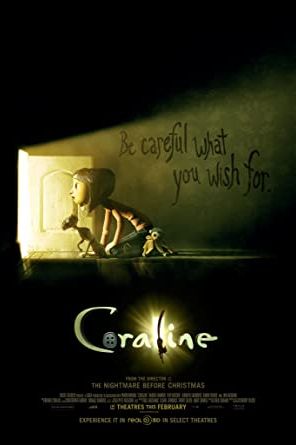 Coraline 2009 movie poster - watch and download free