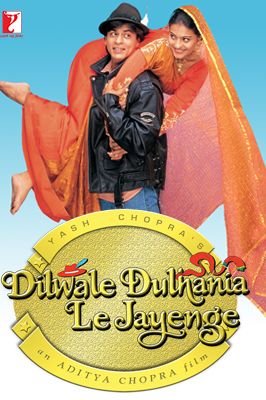 Dilwale Dulhania Le Jayenge 1995 movie poster - watch and download free