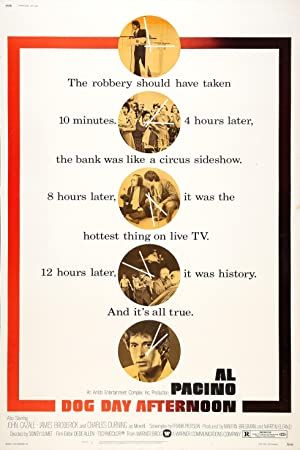 Dog Day Afternoon 1975 movie poster - watch and download free