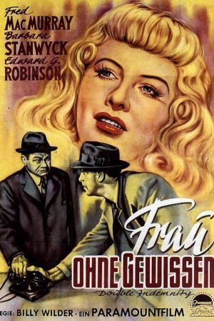 Double Indemnity 1944 movie poster - watch and download free