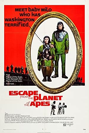 Escape from the Planet of the Apes 1971 movie poster - watch and download free