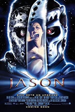 Jason X 2001 movie poster - watch and download free