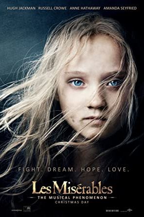 Les Misérables 2012 movie poster - watch and download free
