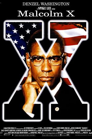 Malcolm X 1992 movie poster - watch and download free