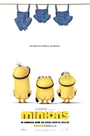 Minions 2015 movie poster - watch and download free