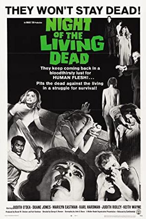 Night of the Living Dead 1968 movie poster - watch and download free