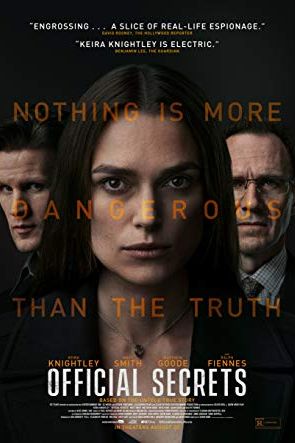 Official Secrets 2019 movie poster - watch and download free