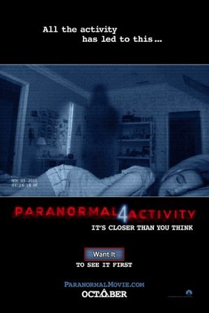 Paranormal Activity 4 2012 movie poster - watch and download free