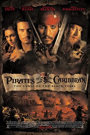Pirates of the Caribbean: The Curse of the Black Pearl 2003 movie poster - watch and download free