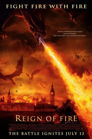 Reign of Fire 2002 movie poster - watch and download free