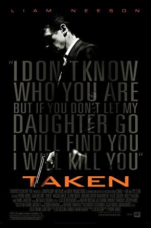 Taken 2008 movie poster - watch and download free