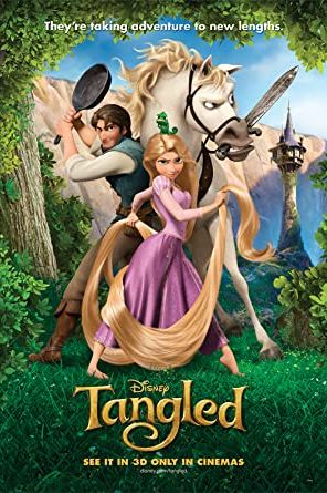 Tangled 2010 movie poster - watch and download free
