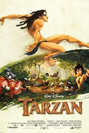 Tarzan 1999 movie poster - watch and download free