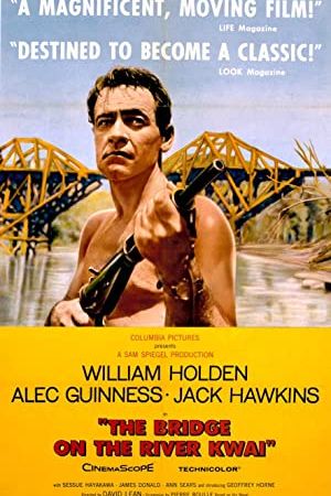 The Bridge on the River Kwai 1957 movie poster - watch and download free