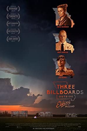 Three Billboards Outside Ebbing, Missouri 2017 movie poster - watch and download free
